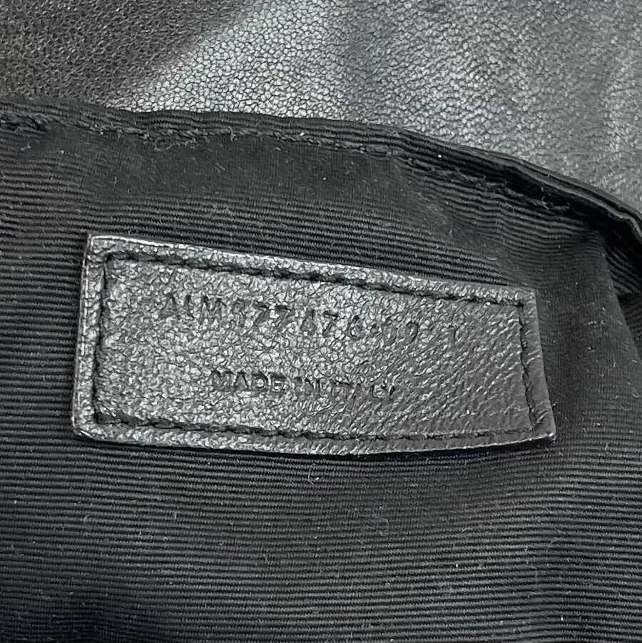 Saint Laurent - Excellent - Loulou Puffer Small - Black / Silver Shoulder Bag