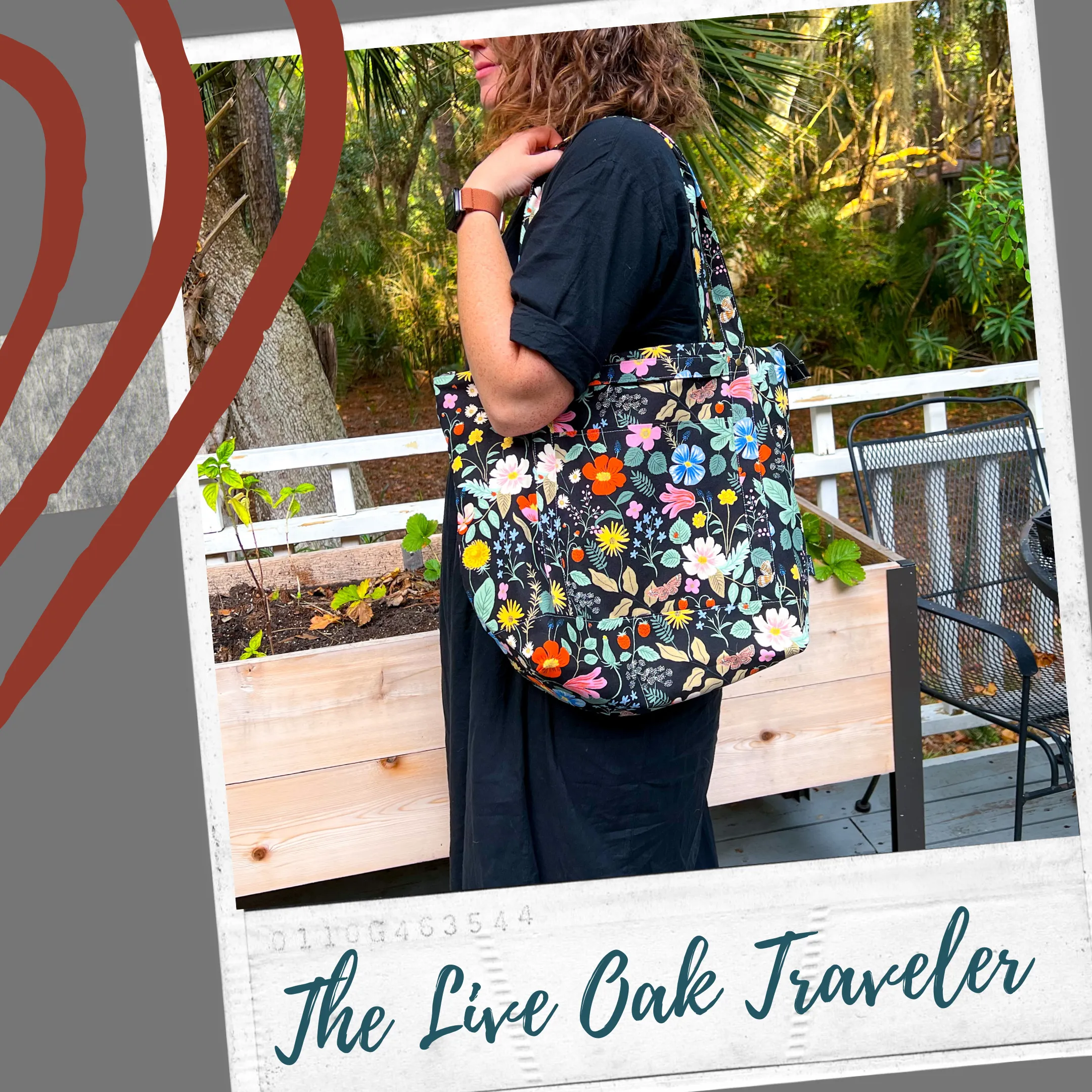 *Scattered Pumpkins*- Signature Zippered Knitting Project Bag