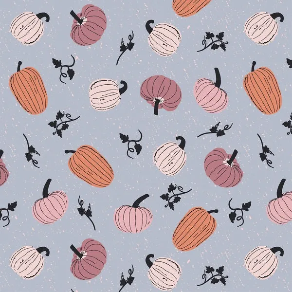*Scattered Pumpkins*- Signature Zippered Knitting Project Bag