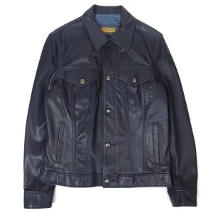 Schott NYC Perfecto Leather Trucker Size Medium