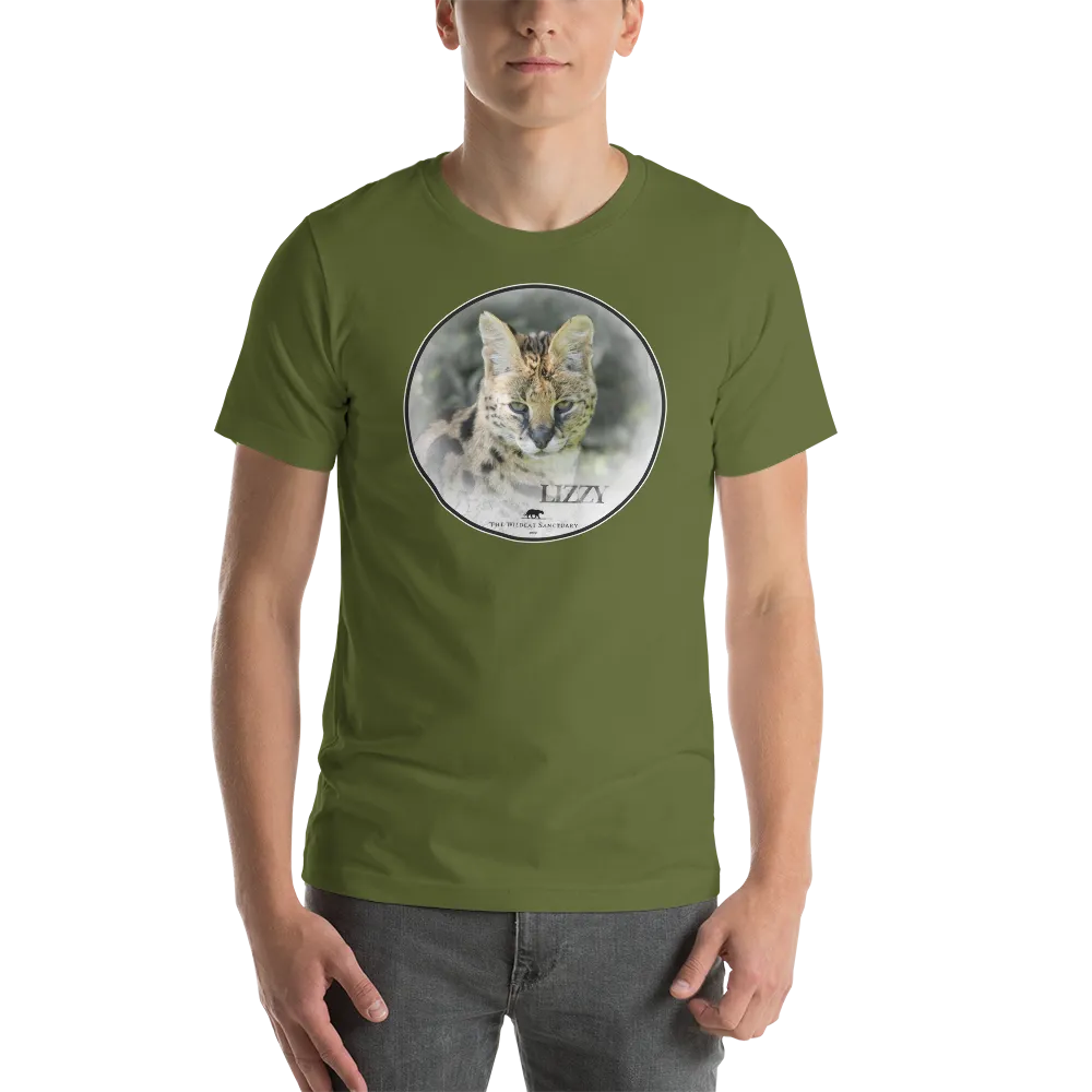 Serval Lizzy Short-Sleeve Unisex T-Shirt