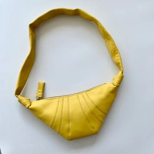 Sheepskin Crossbody Hobo Bag