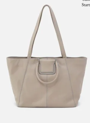 Sheila East/West Tote- Taupe