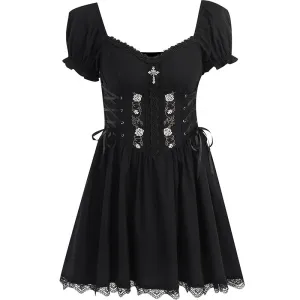 Shoulder-less Slim Corset Dress