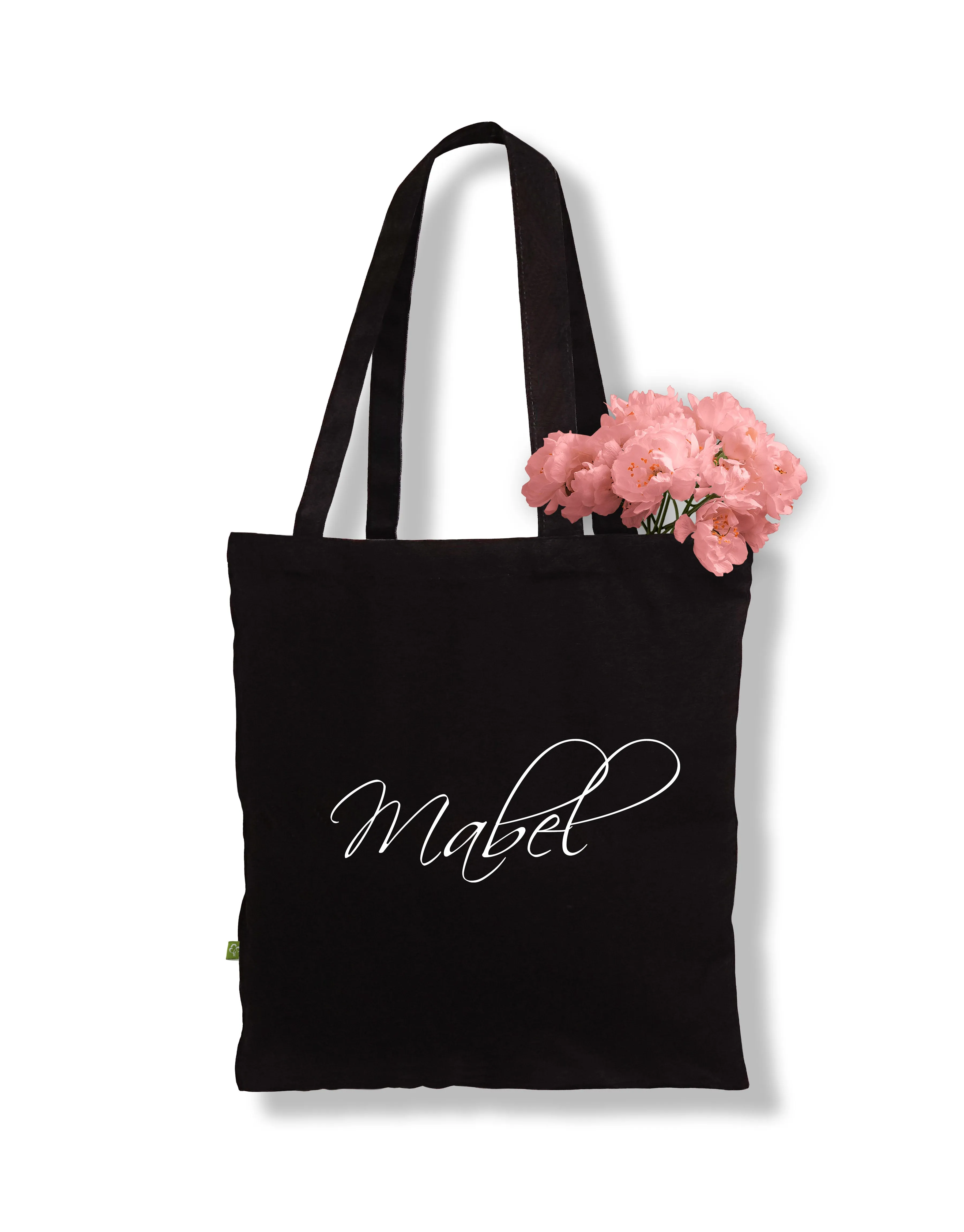 Signature Name Tote Bag - White