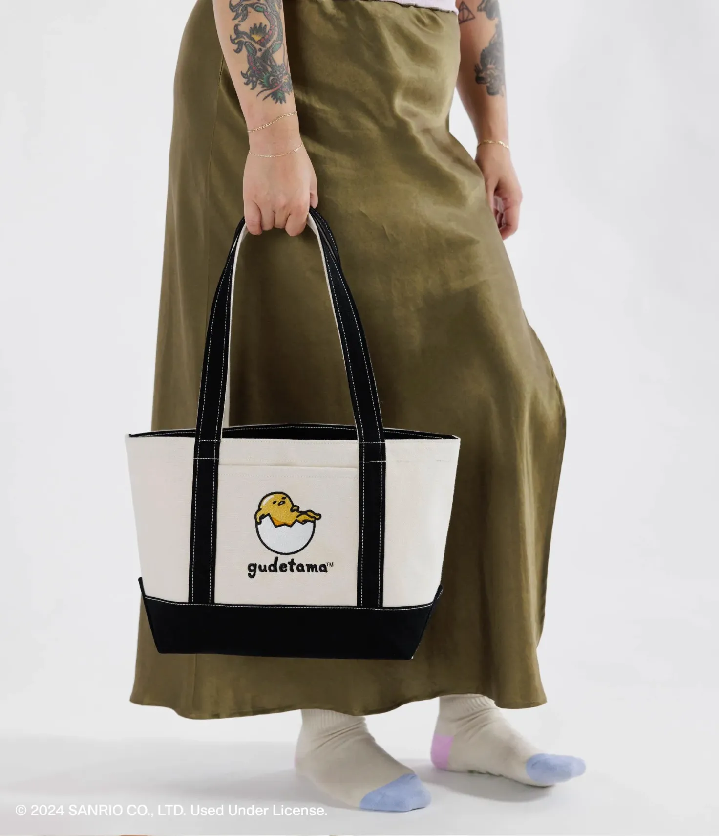 Small Heavyweight Canvas Tote - Gudetama