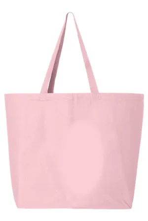 Spring Garden Coquette Bow Canvas Jumbo Tote