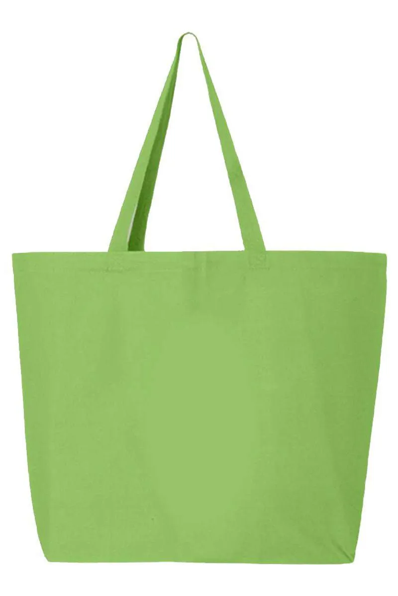 Spring Garden Coquette Bow Canvas Jumbo Tote