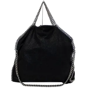 Stella Mccartney Falabella Faux Leather Chain Shoulder Bag Black