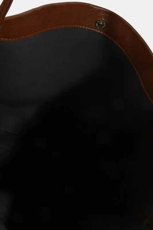 Stylish Leather Tote Bag
