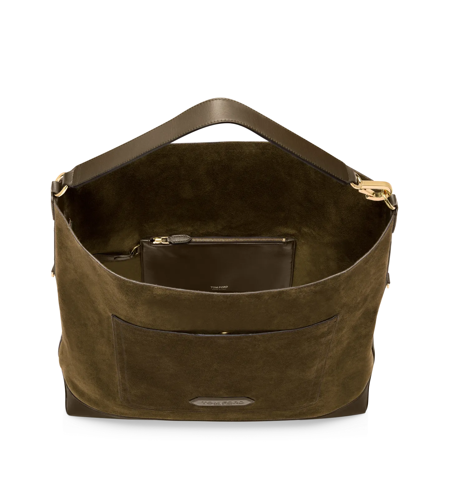 Suede Two Strap Tote