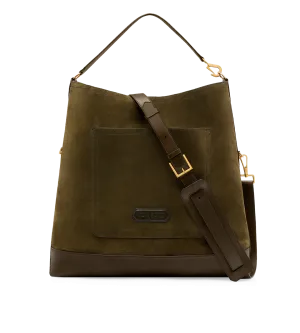 Suede Two Strap Tote