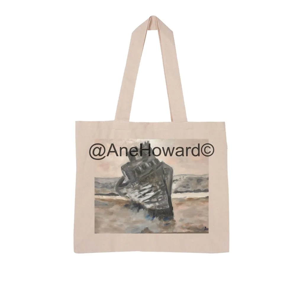 Sunken Ship Large Organic Tote Bag