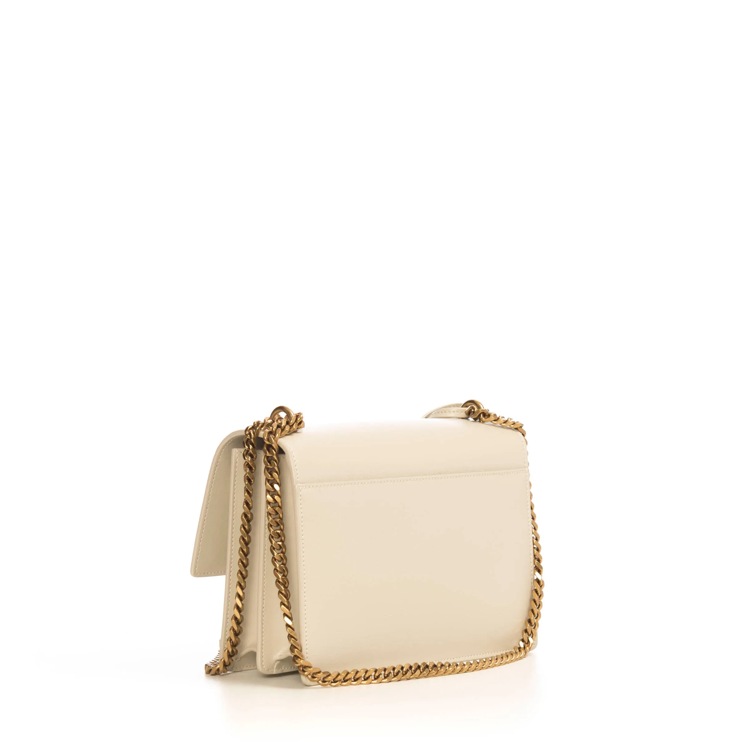 Sunset Medium In Smooth Vintage White Leather