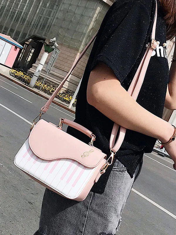 Sweet Lolita Bag Black Shoulder Bag PU Leather Lolita Accessories