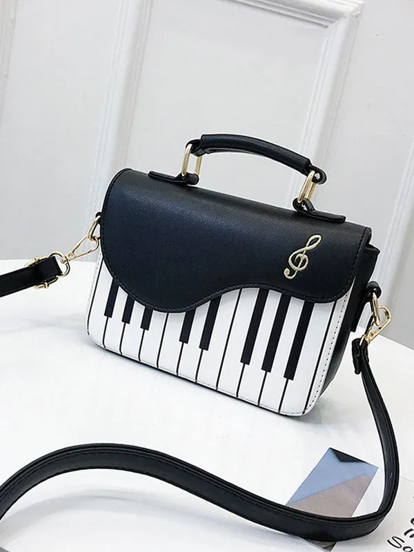 Sweet Lolita Bag Black Shoulder Bag PU Leather Lolita Accessories