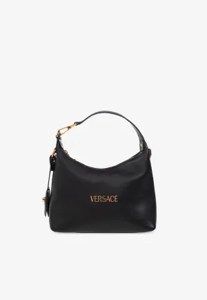 Tag Leather Hobo Bag
