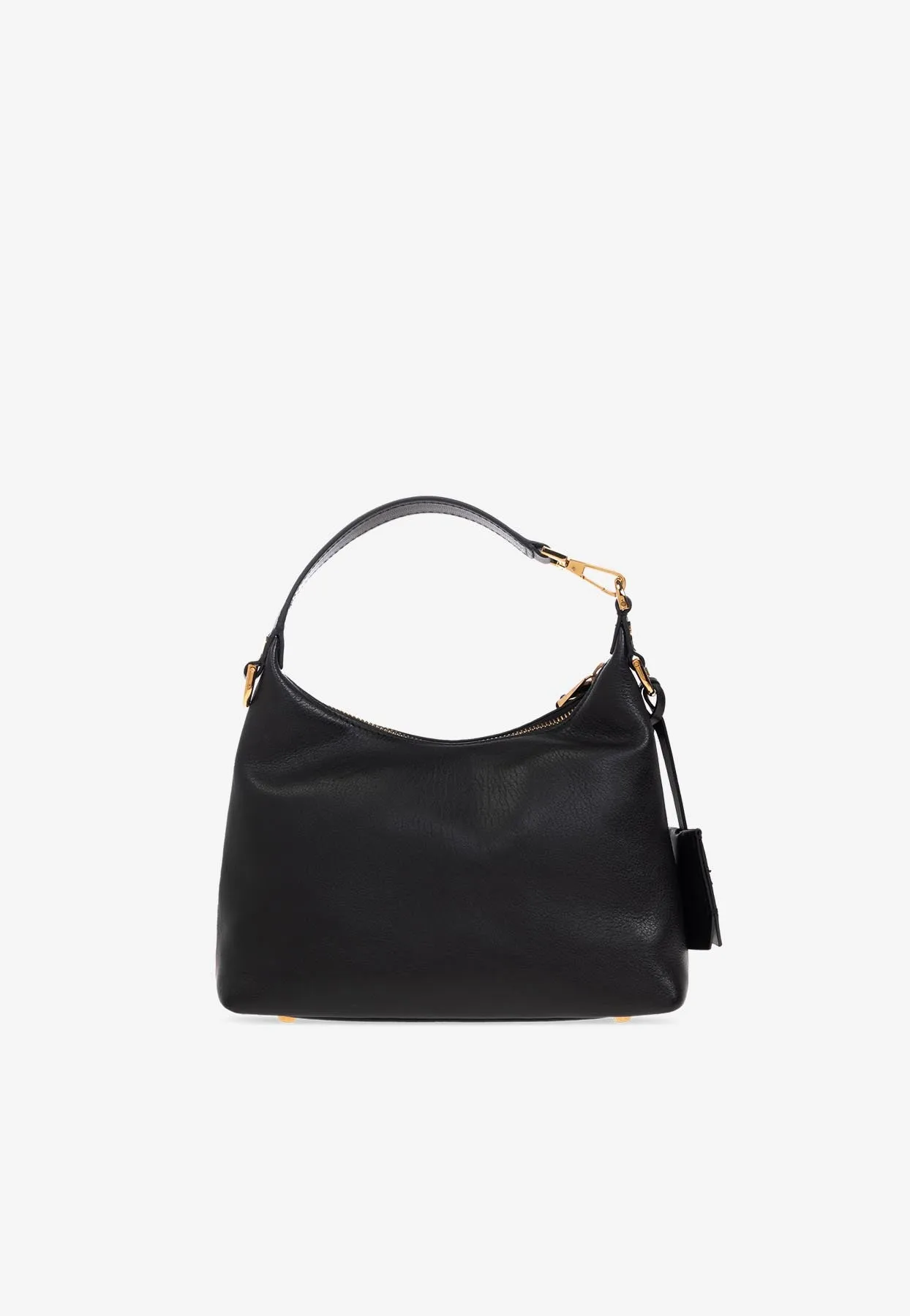 Tag Leather Hobo Bag