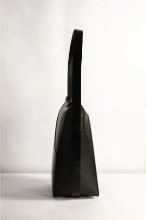 Tanned   I   Lapped Tote    Shoulder, tote  Black  TO/LT-BLK  I Leather Bag