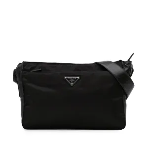 Tessuto Zip Top Shoulder Bag