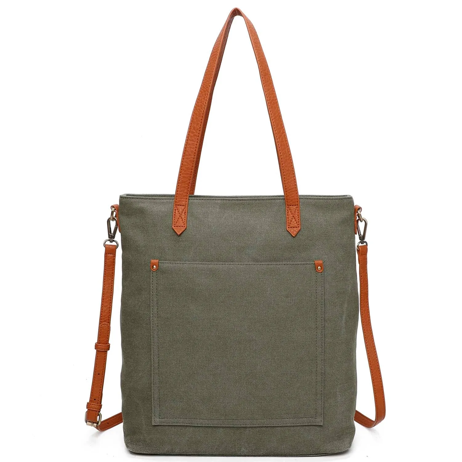 The Katrina Canvas Tote - Coal
