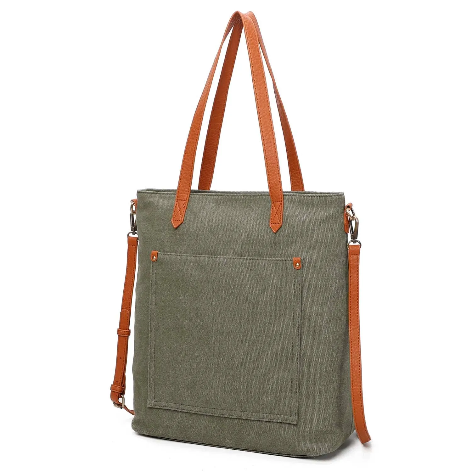 The Katrina Canvas Tote - Coal