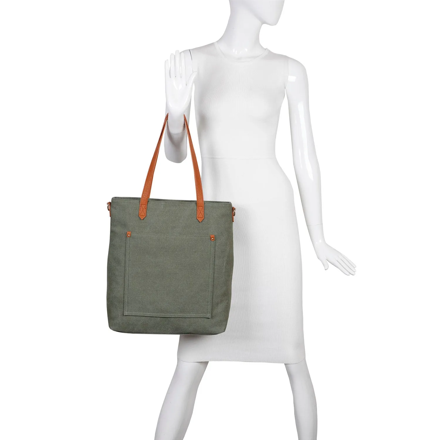 The Katrina Canvas Tote - Coal