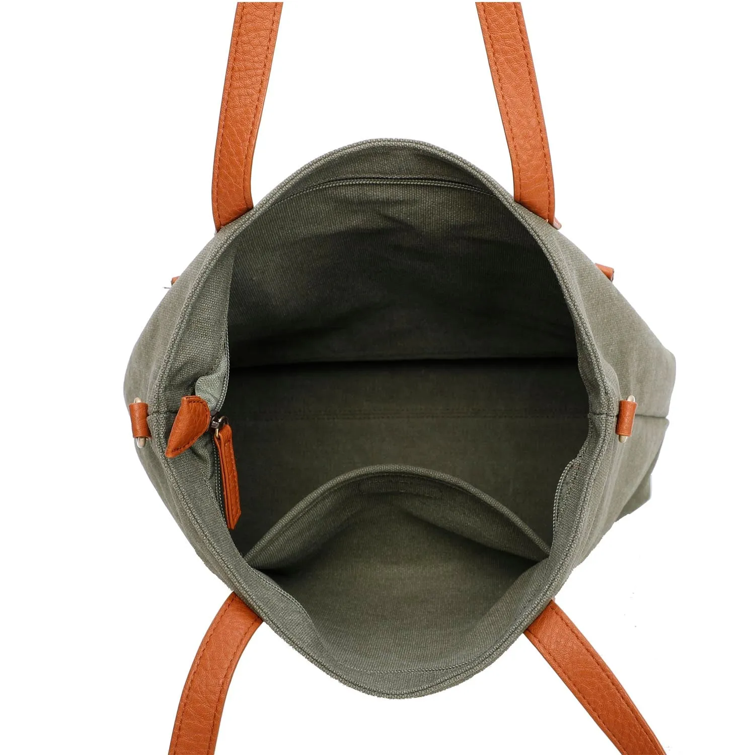 The Katrina Canvas Tote - Iron