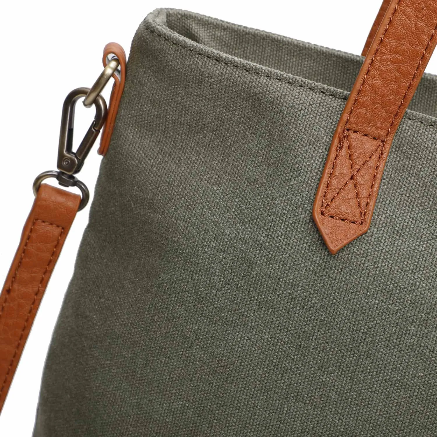 The Katrina Canvas Tote - Iron