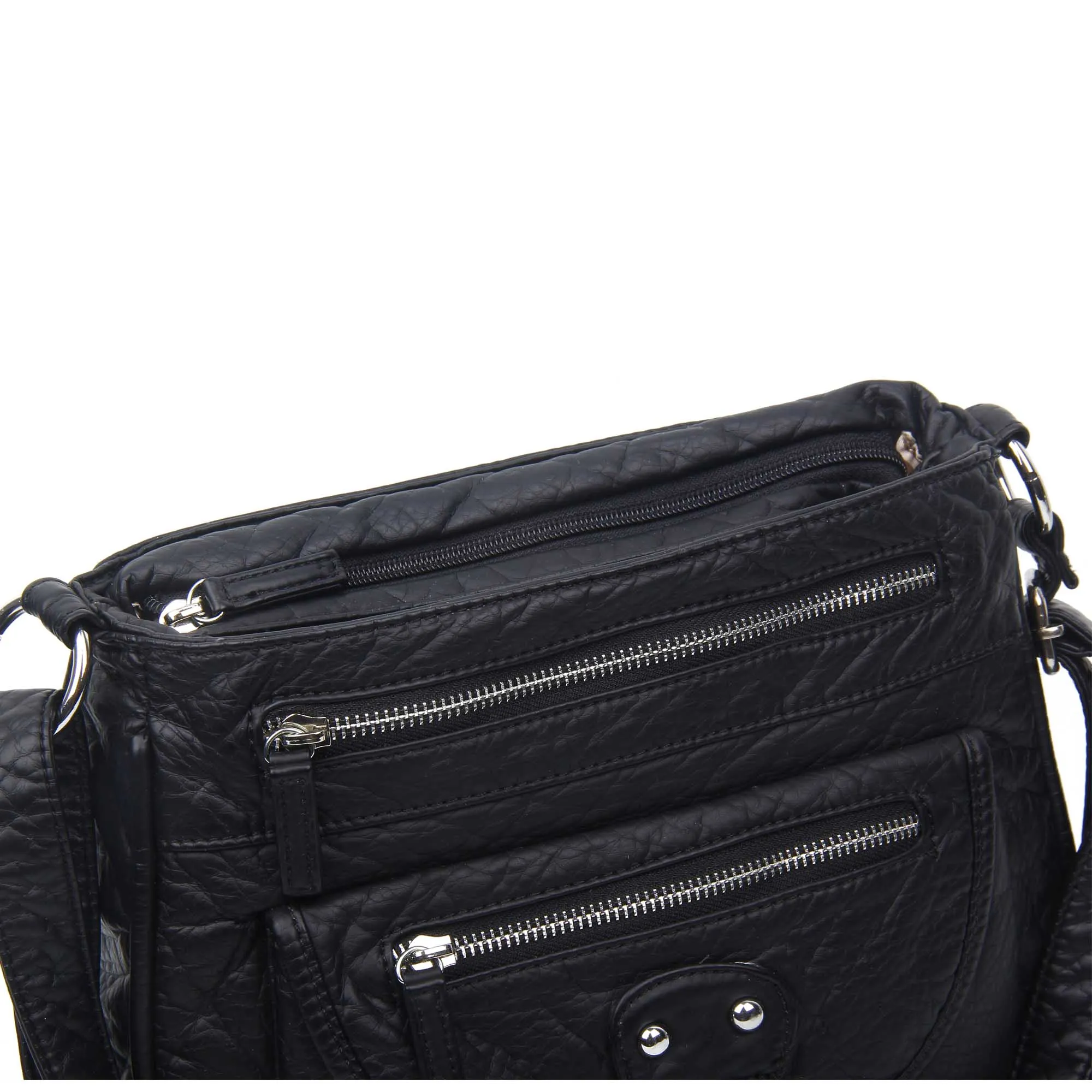 The Lorie Crossbody - Black