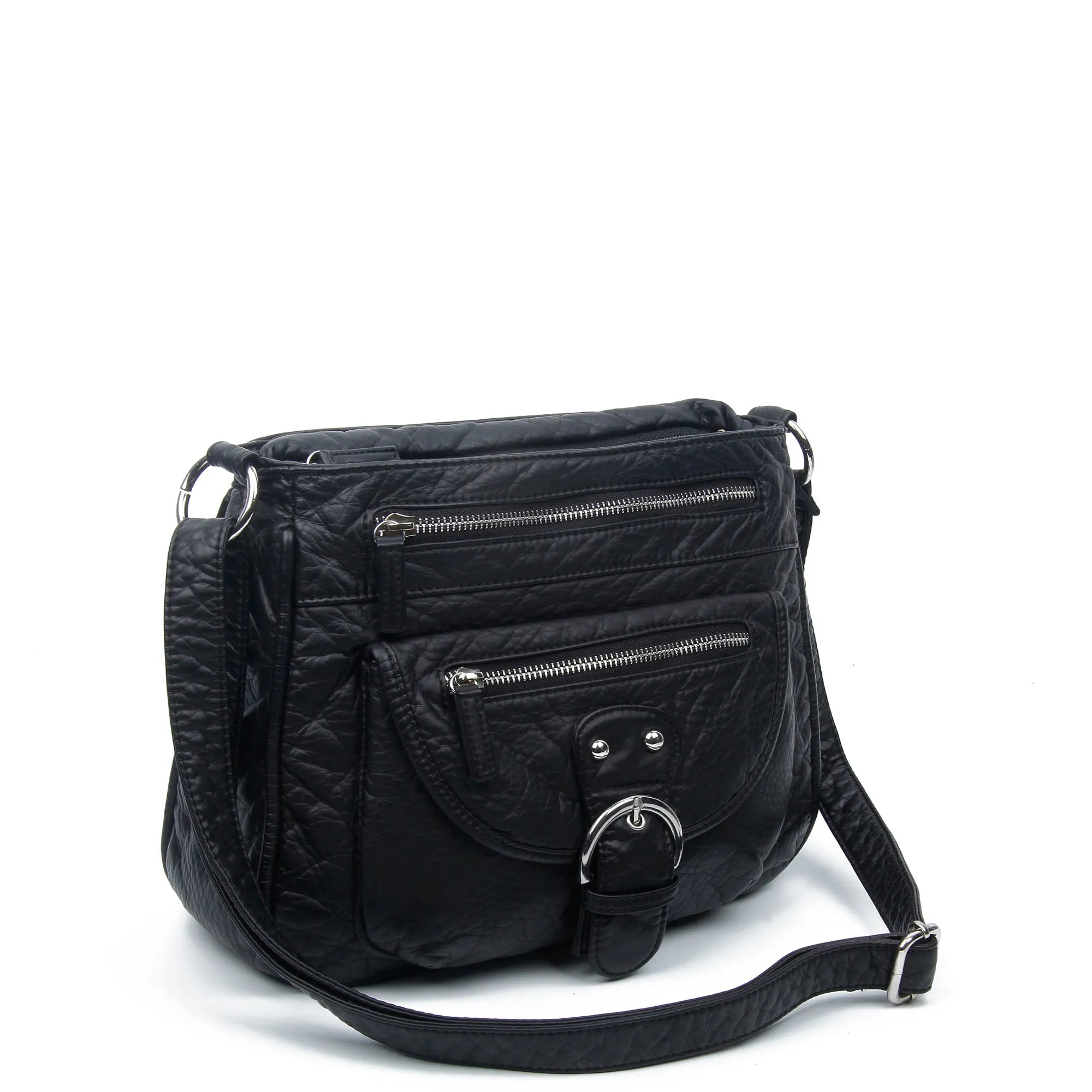 The Lorie Crossbody - Black