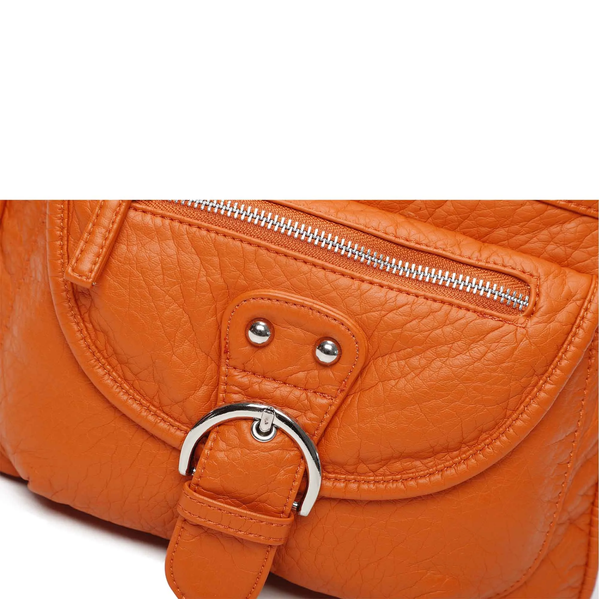 The Lorie Crossbody - Orange