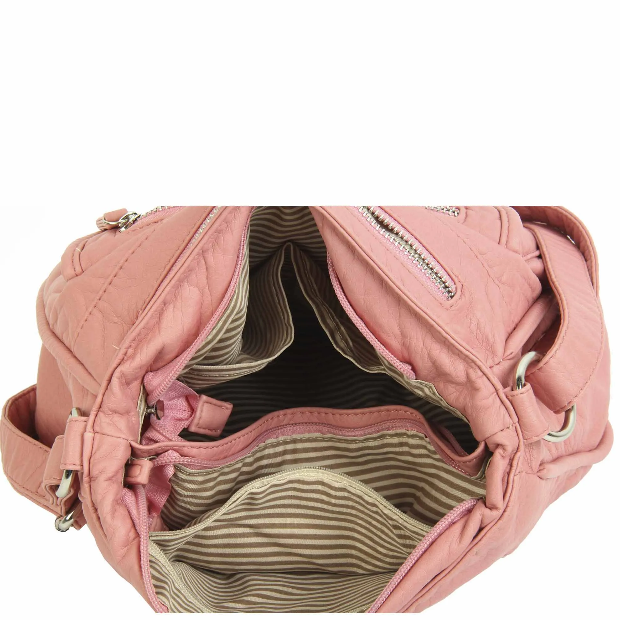The Lorie Crossbody - Rose Pink