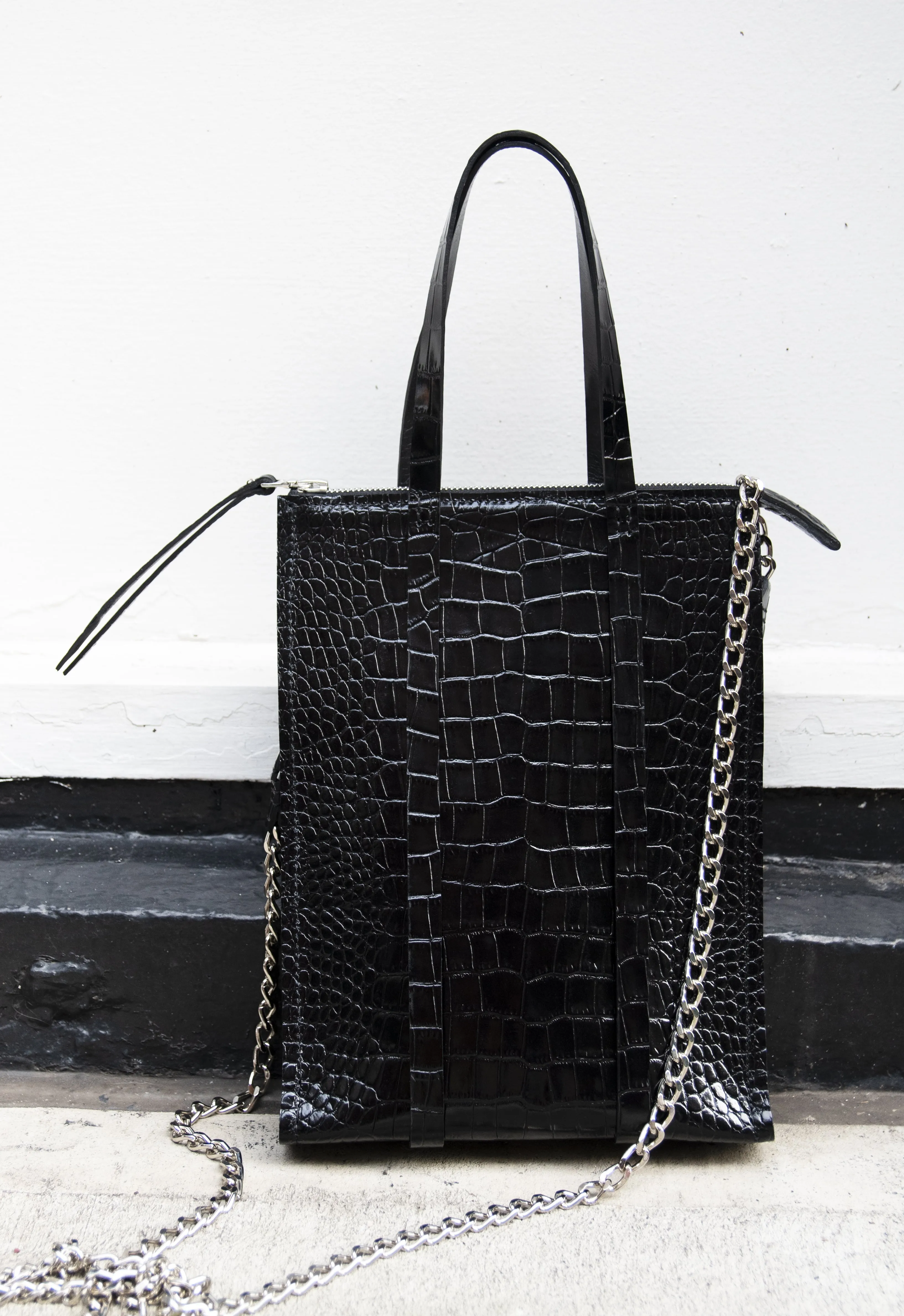 The Micro Chain Classified Tote