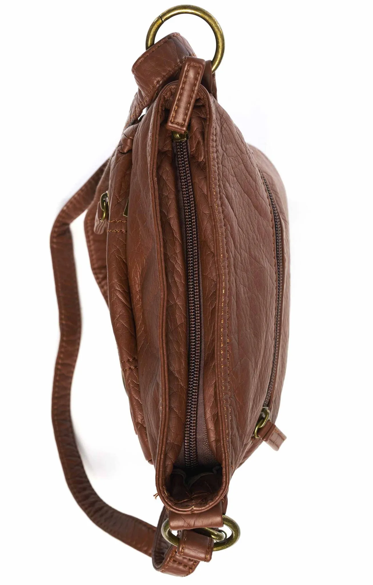 The Willa Crossbody - Brown