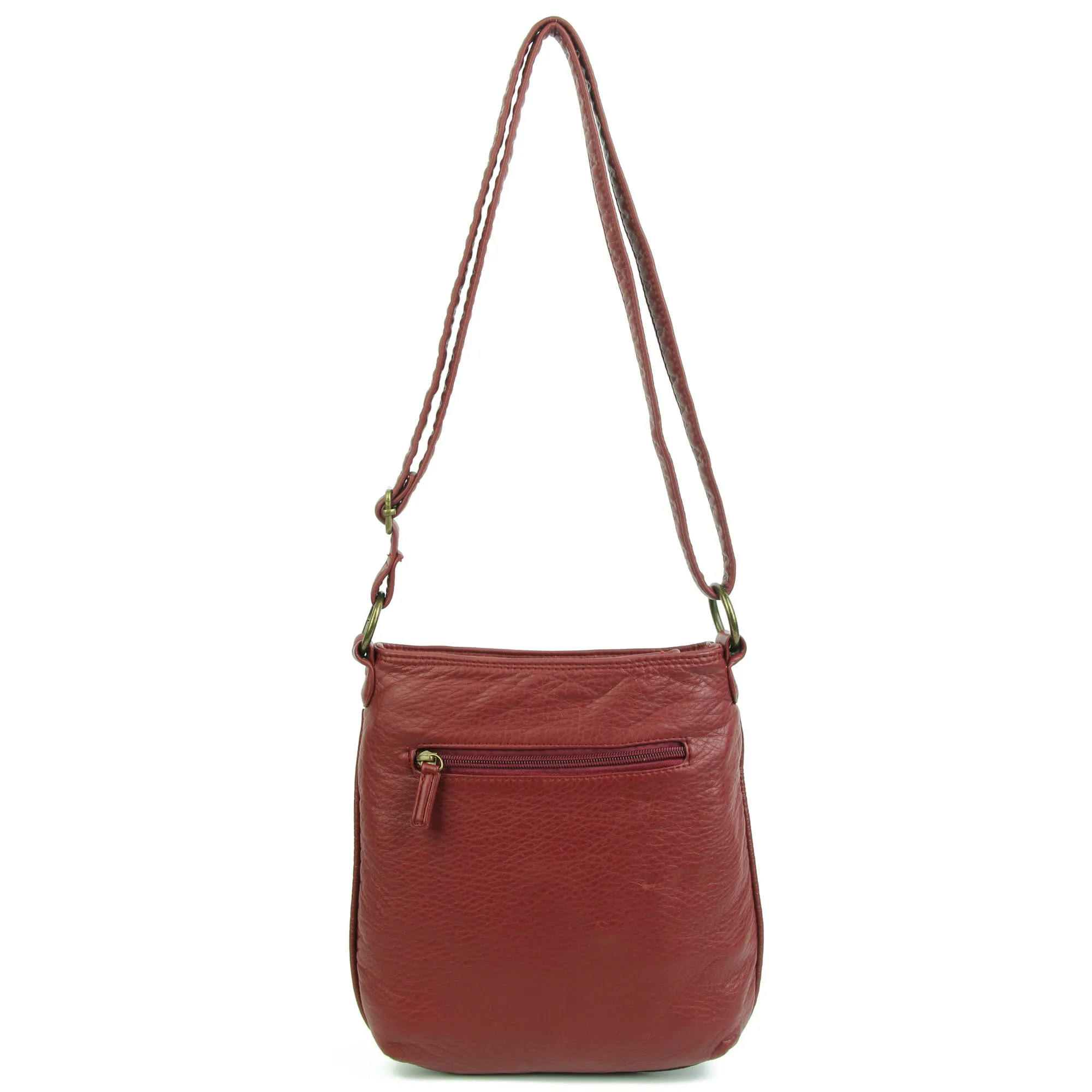 The Willa Crossbody - Burgundy