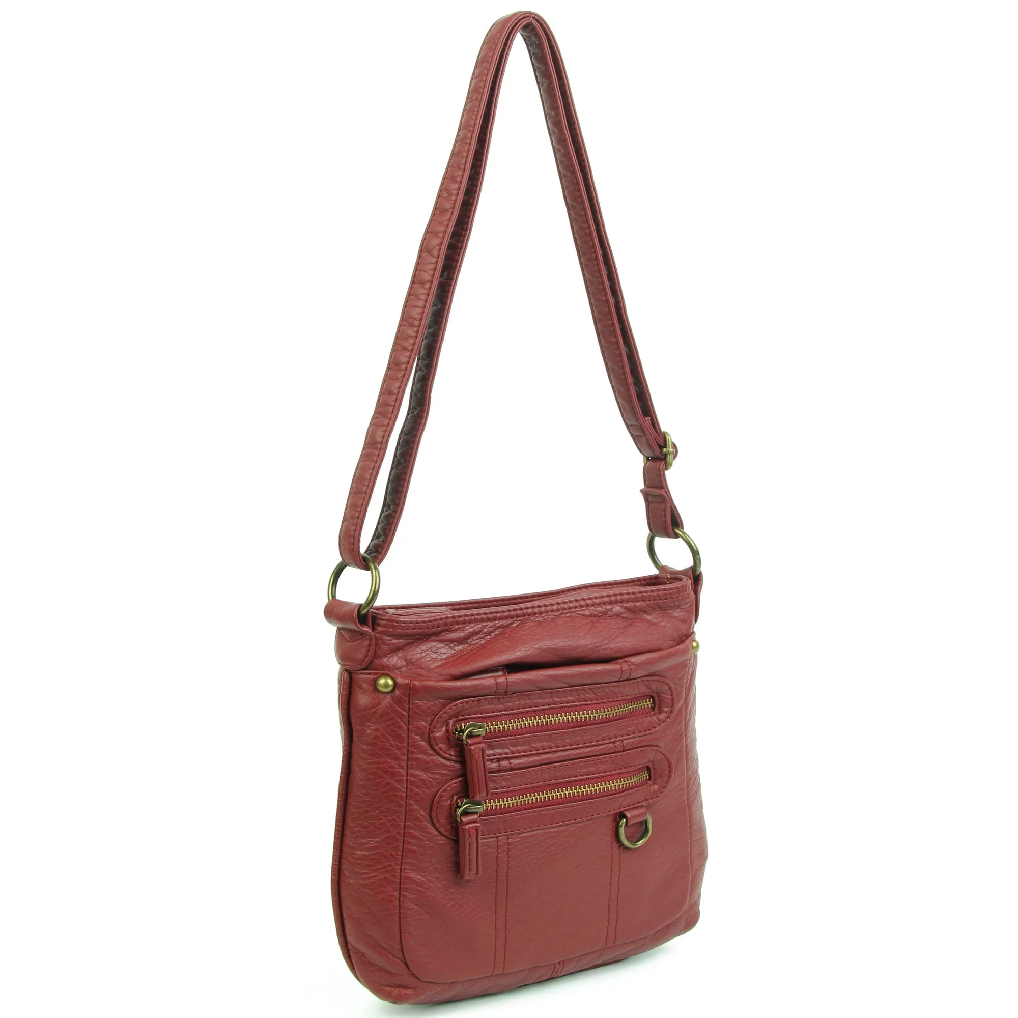 The Willa Crossbody - Burgundy