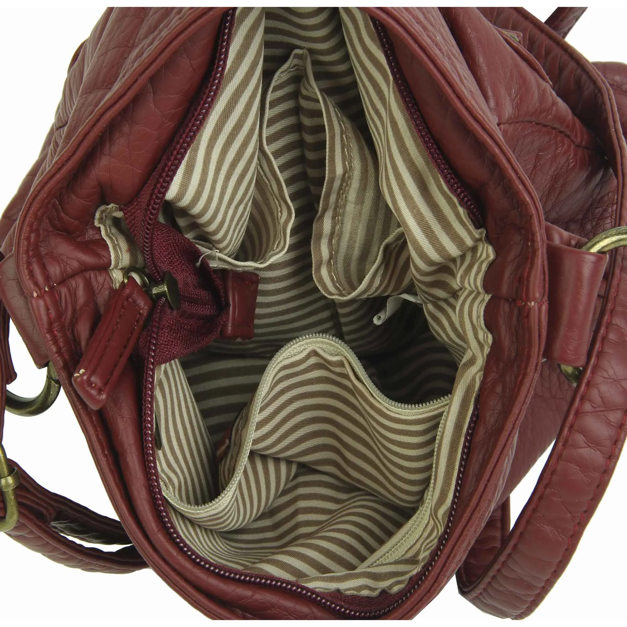 The Willa Crossbody - Burgundy