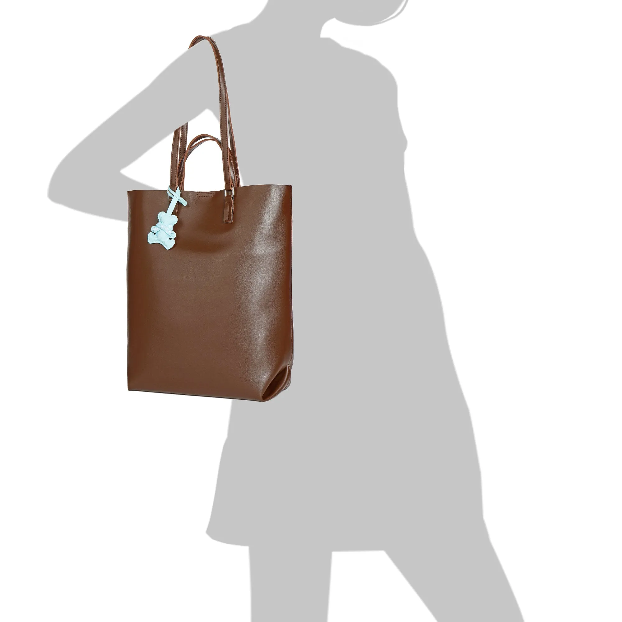 Tiffany & Fred Smooth Leather Top-handle Tote Bag