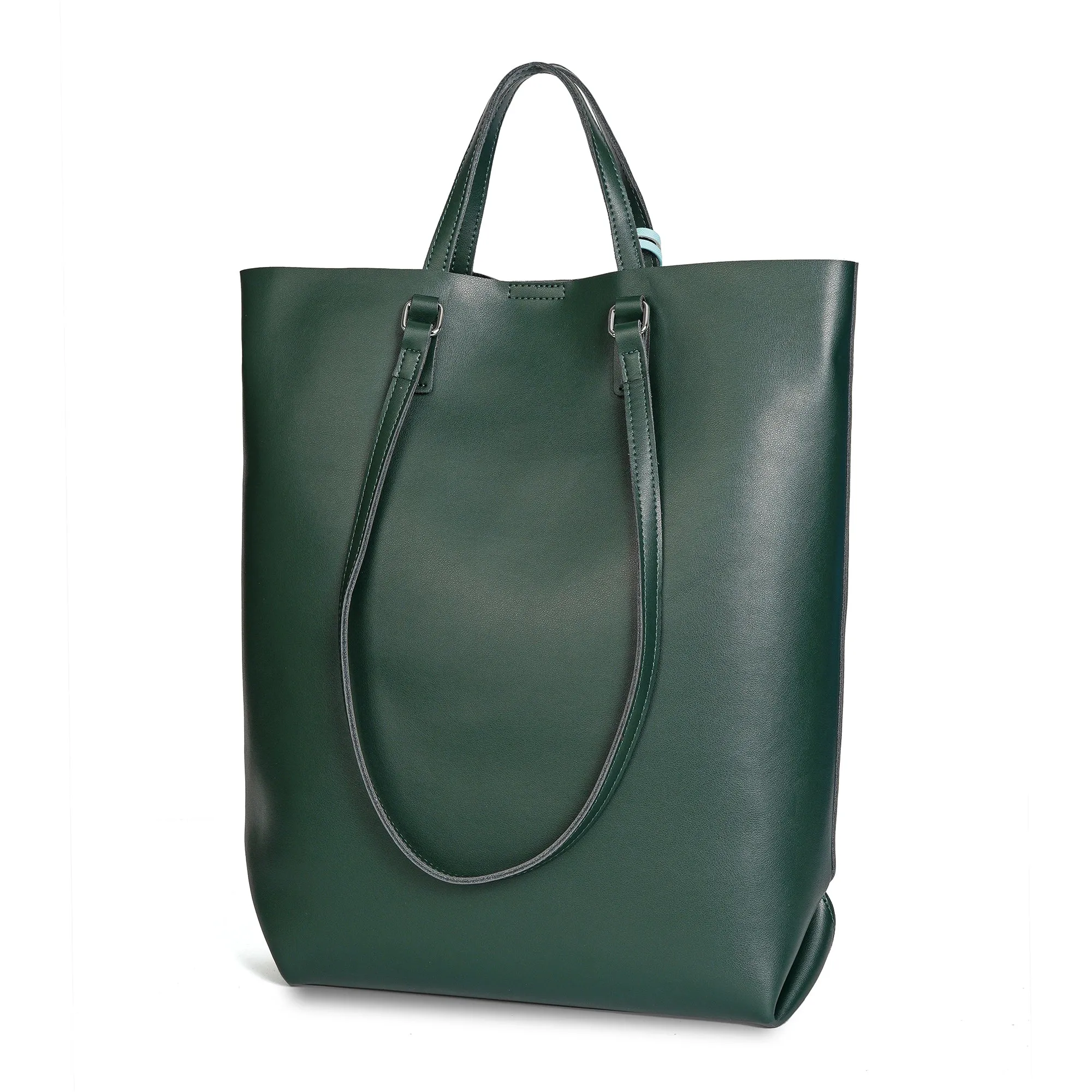 Tiffany & Fred Smooth Leather Top-handle Tote Bag