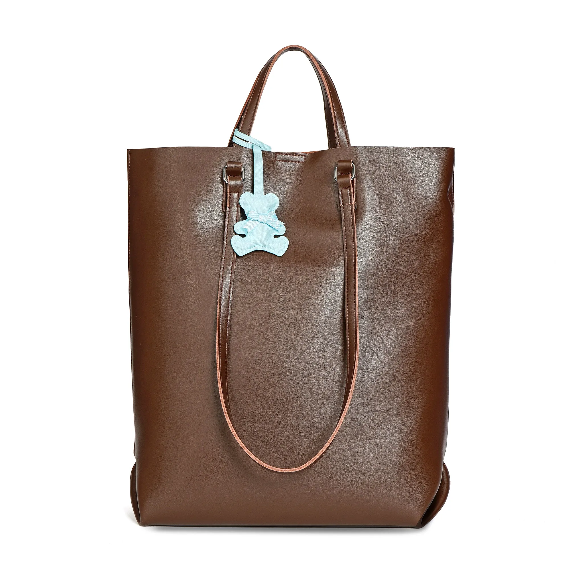Tiffany & Fred Smooth Leather Top-handle Tote Bag