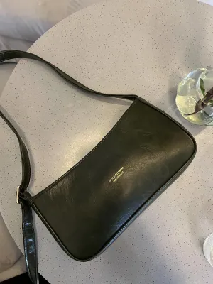 Token Shoulder Leather Bag - Helio