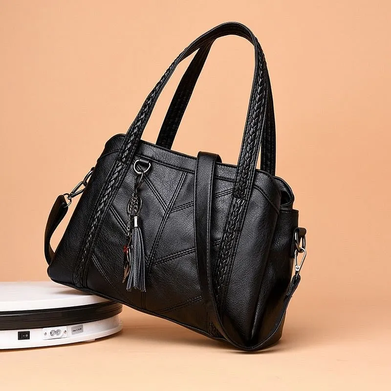Tote Bag Handbag Large Big Shoulder Bag for Women Tote Ladies Vintage Genuine Leather Crossbody Bag