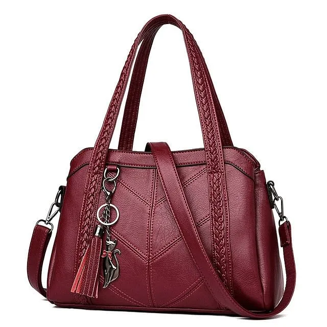 Tote Bag Handbag Large Big Shoulder Bag for Women Tote Ladies Vintage Genuine Leather Crossbody Bag