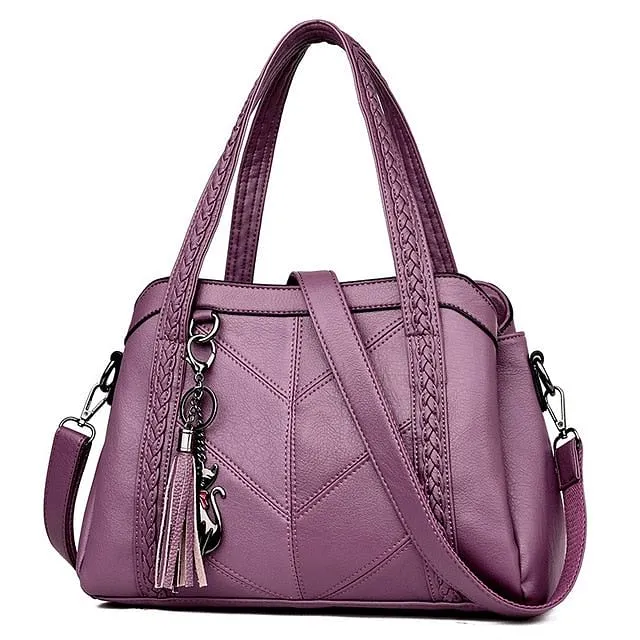 Tote Bag Handbag Large Big Shoulder Bag for Women Tote Ladies Vintage Genuine Leather Crossbody Bag