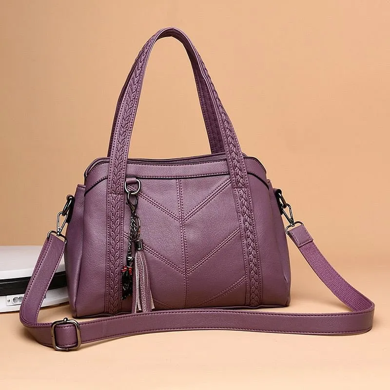 Tote Bag Handbag Large Big Shoulder Bag for Women Tote Ladies Vintage Genuine Leather Crossbody Bag