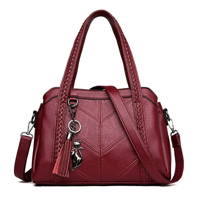 Tote Bag Handbag Large Big Shoulder Bag for Women Tote Ladies Vintage Genuine Leather Crossbody Bag