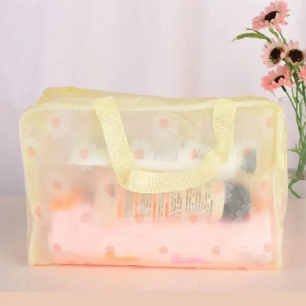 Translucent Waterproof Portable Travel Cosmetic bag