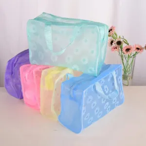 Translucent Waterproof Portable Travel Cosmetic bag