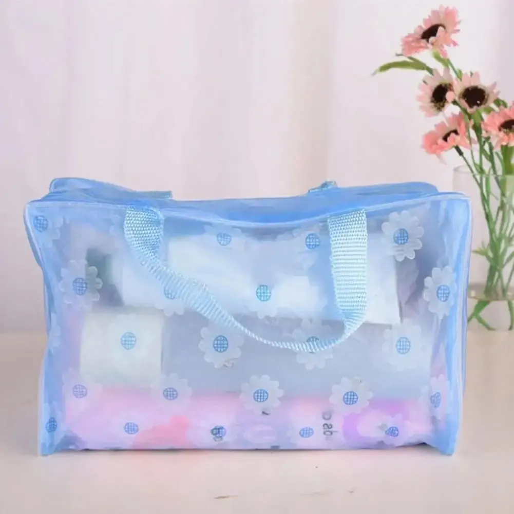 Translucent Waterproof Portable Travel Cosmetic bag